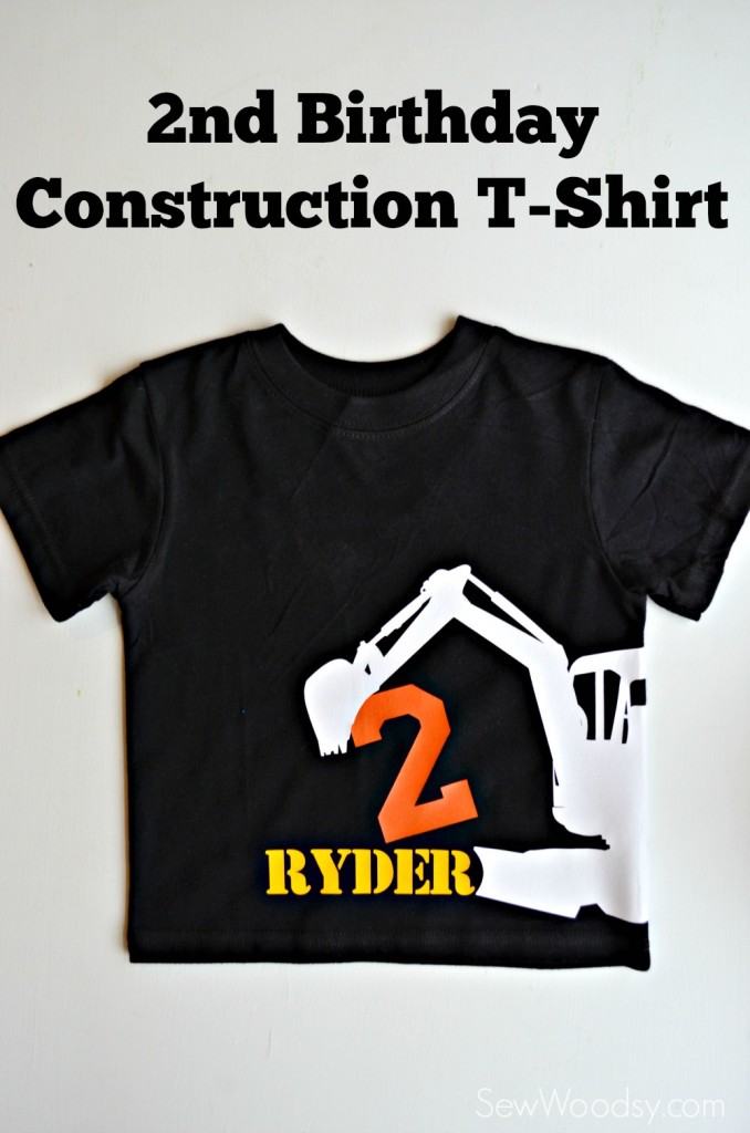 2nd Birthday Construction T-Shirt