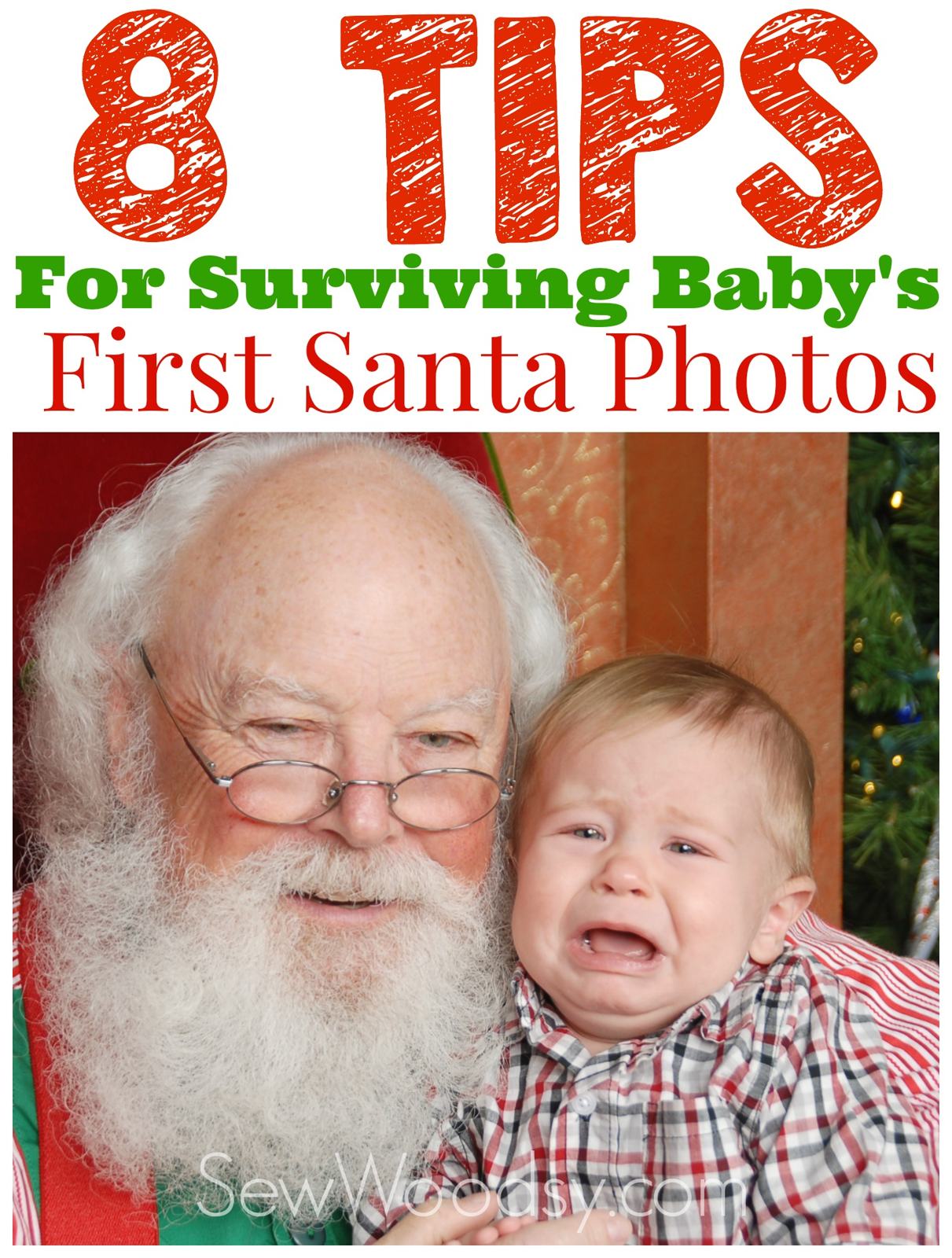 8 Tips For Surviving Baby’s First Santa Photos