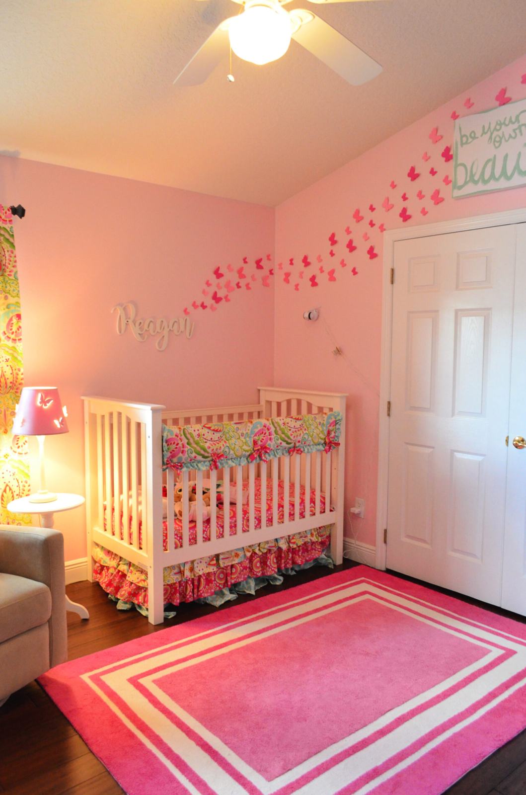 Baby Girl Floral Nursery