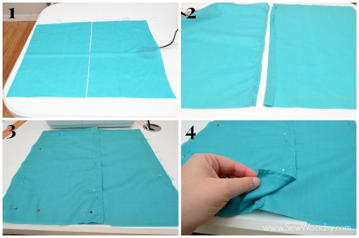 Buck Silhouette Envelope Pillow Tutorial from gruro.com
