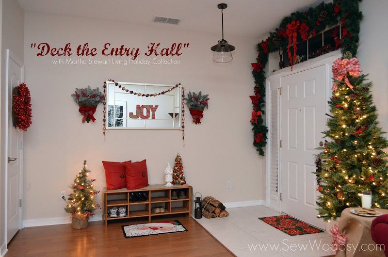"Deck the Entry Hall" with Martha Stewart Living Holiday Collection