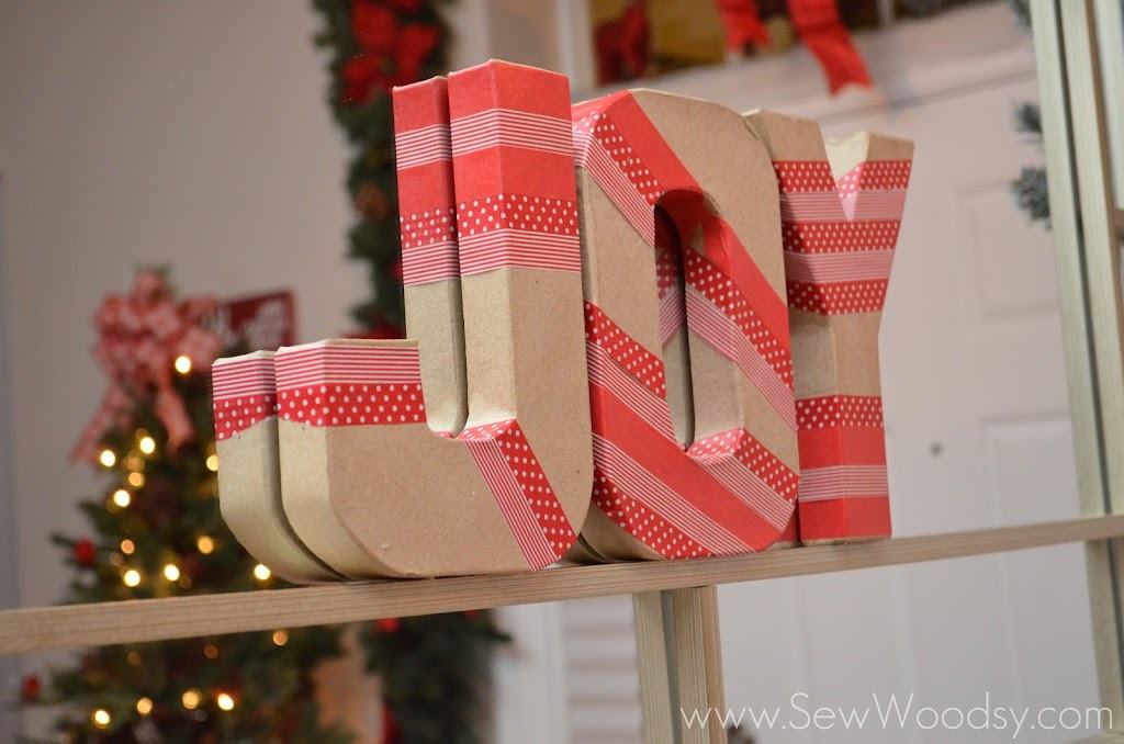 JOY Washi Tape Letters from gruro.com
