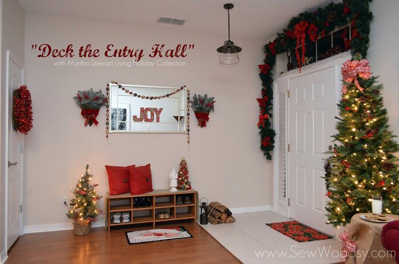 “Deck the Entry Hall” with Martha Stewart Living Holiday Collection