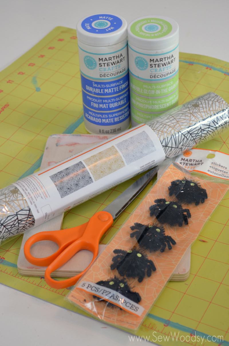 Decoupage Spider Web Picture Frame from gruro.com
