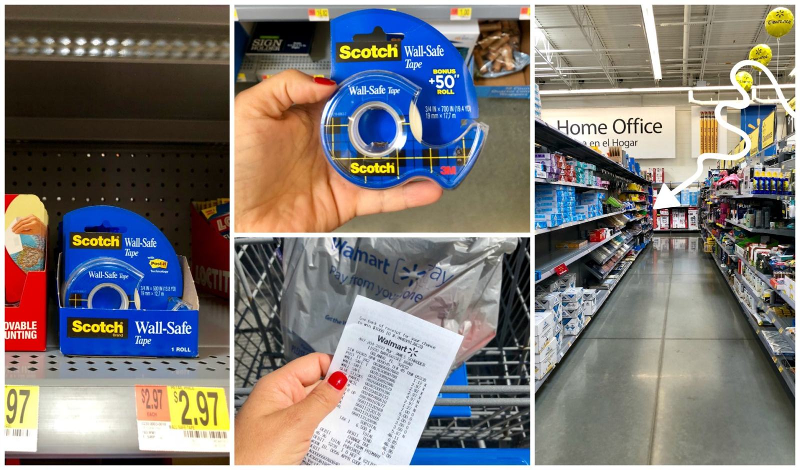 Scotch® Wall-Safe Tape at Walmart