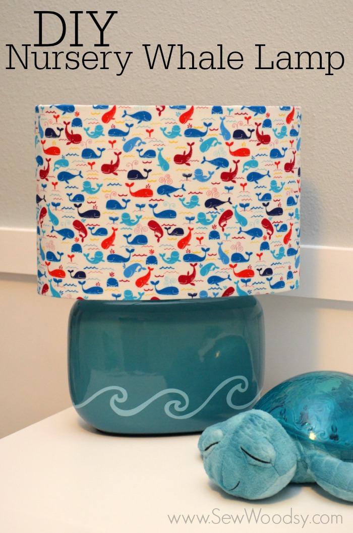 DIY Nursery Whale Lamp