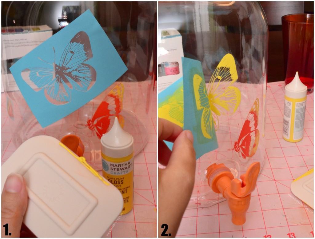 DIY Painted Drink Dispenser