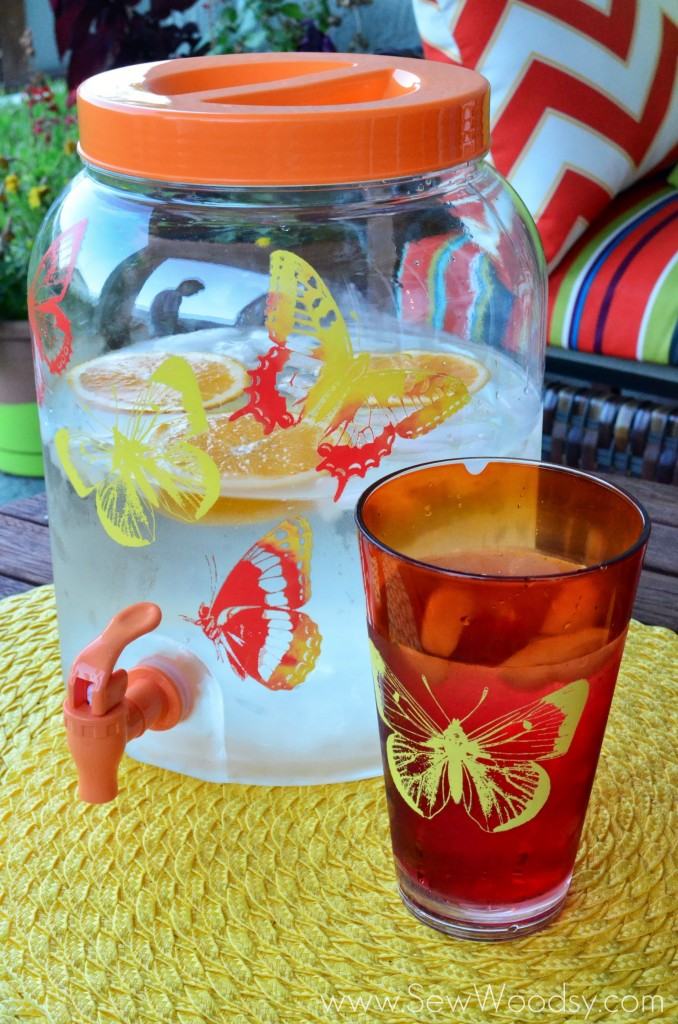 DIY Painted Drink Dispenser from gruro.com