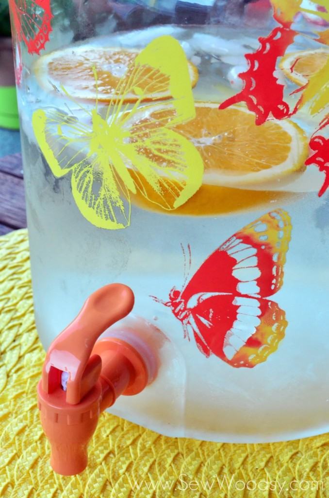 DIY Painted Drink Dispenser from gruro.com