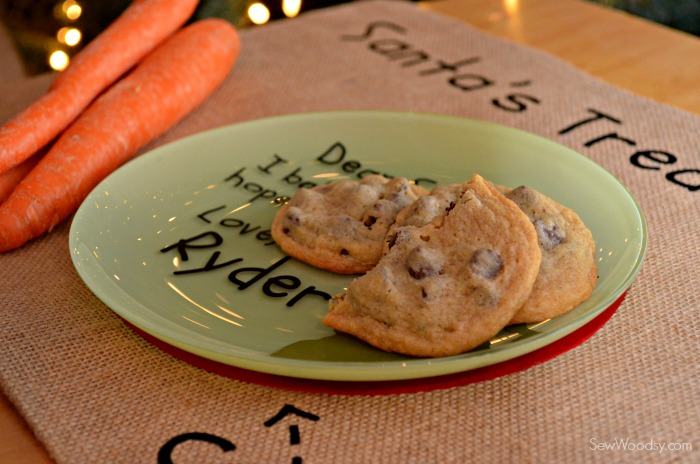 DIY Santa's Cookie and Milk Placemat 9