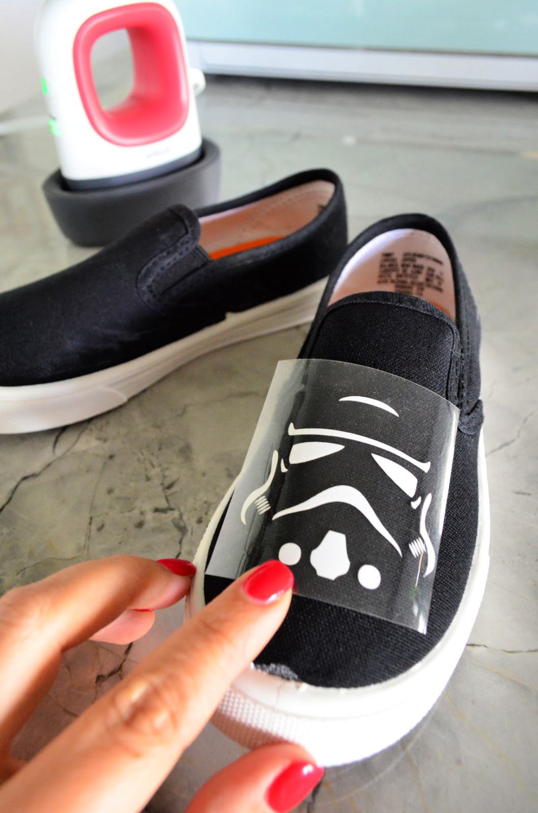 DIY Stormtrooper Shoes with Cricut EasyPress Mini