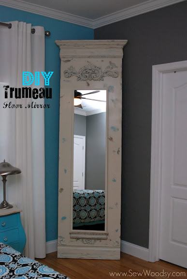 DIY Trumeau Floor Mirror made from PureBond® Hardwood Plywood