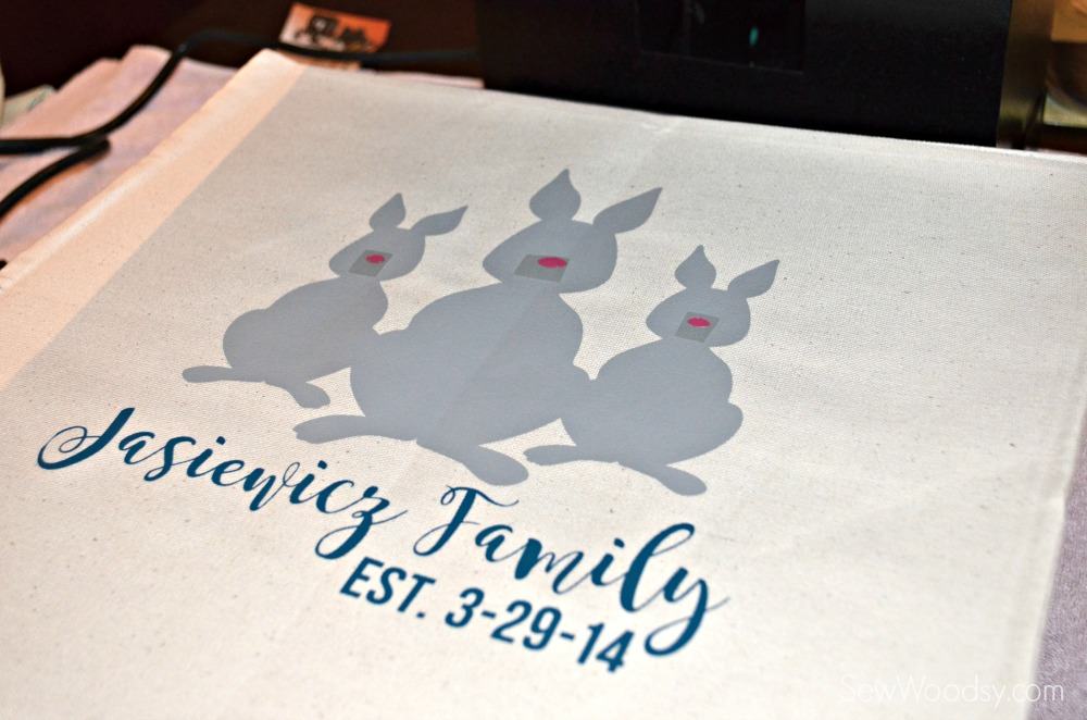 Bunny Family Pillow