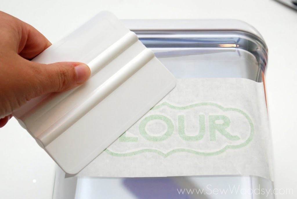 Vinyl on OXO POP Containers
