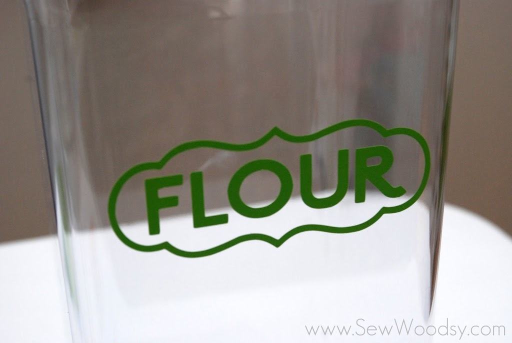 Vinyl on OXO POP Containers