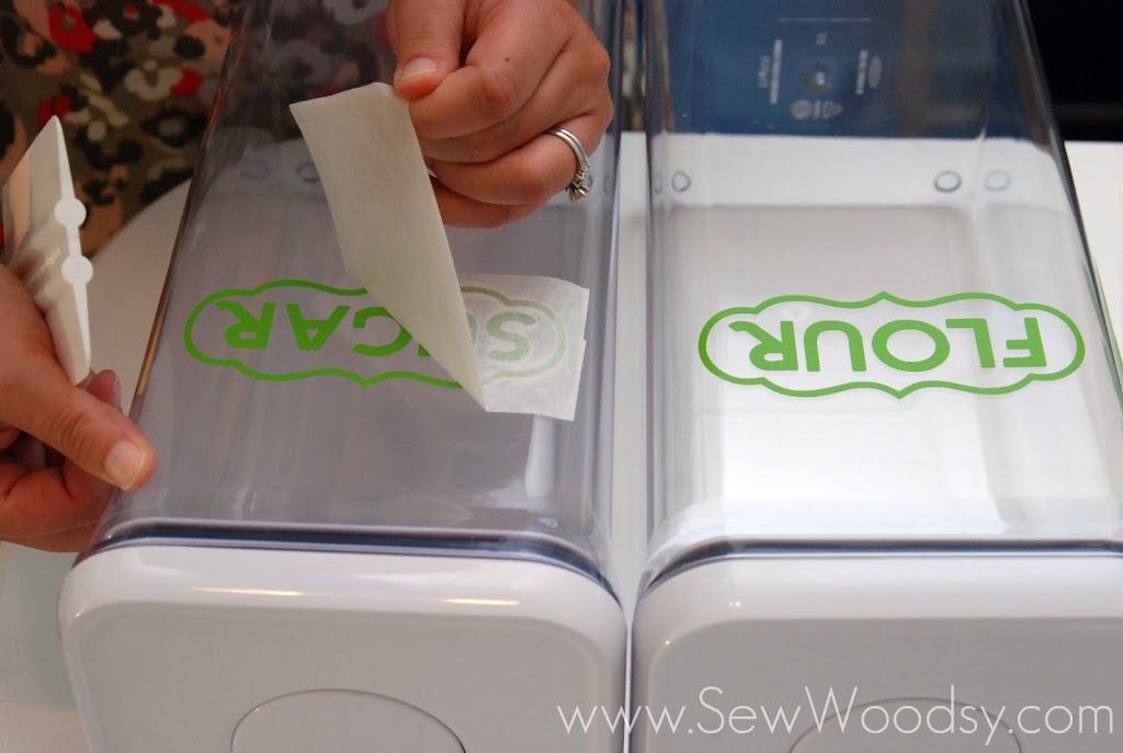 Vinyl on OXO POP Containers
