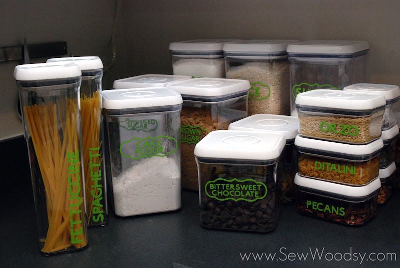 OXO POP Containers with vinyl
