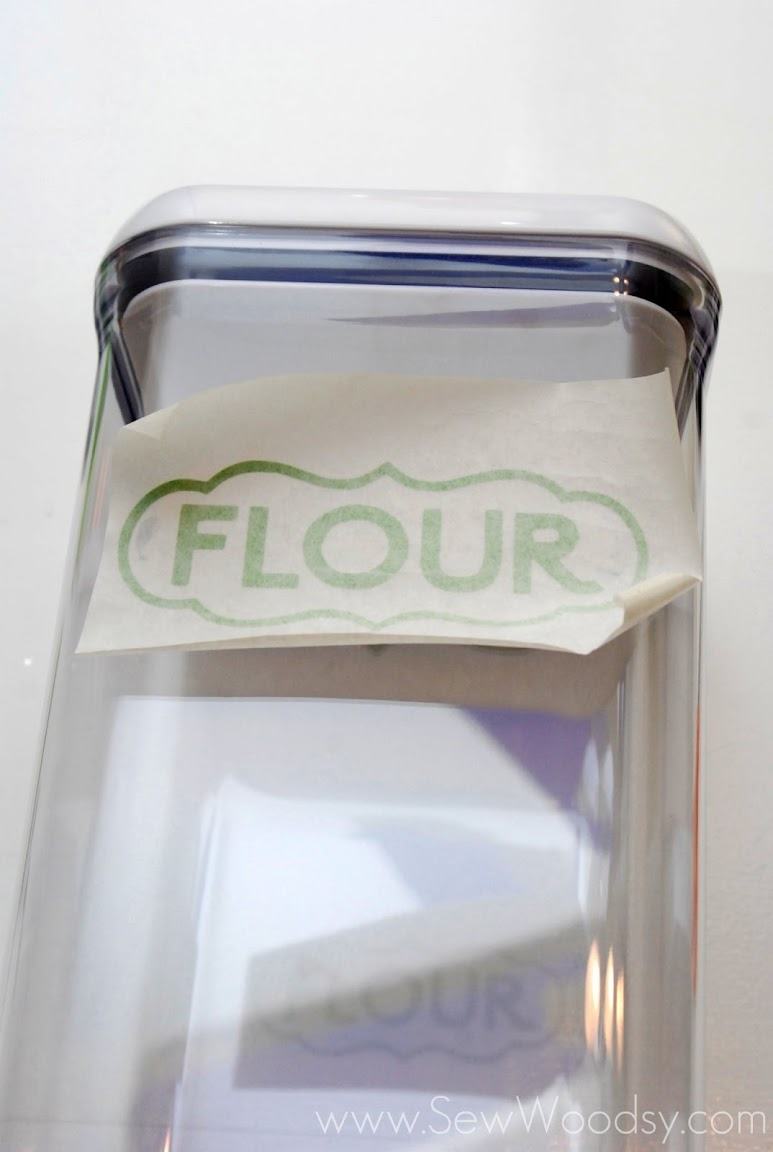 Vinyl on OXO POP Containers