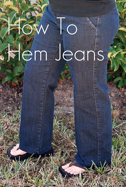 How To Hem Jeans