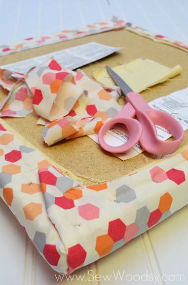 How to Reupholster a Rocking Ottoman with a Pillowcase from gruro.com #nursery #diy #reupholster