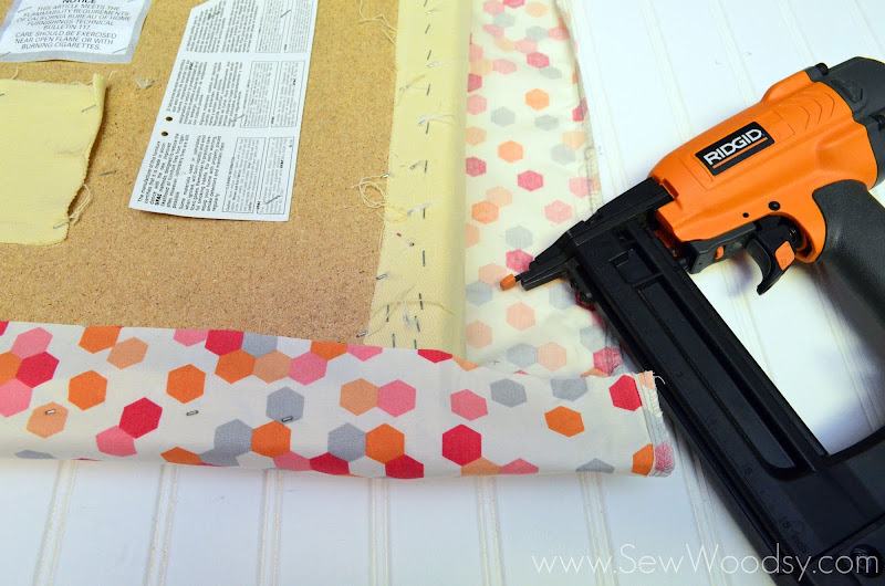 How to Reupholster a Rocking Ottoman with a Pillowcase from gruro.com #nursery #diy #reupholster