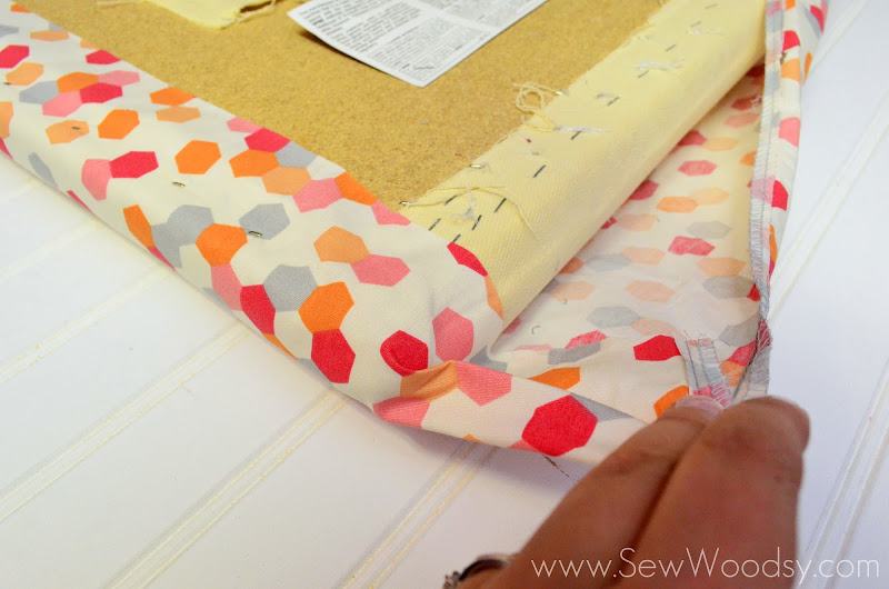 How to Reupholster a Rocking Ottoman with a Pillowcase from gruro.com #nursery #diy #reupholster