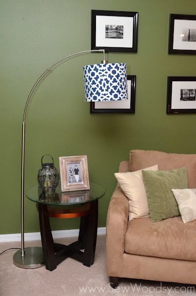 How to Stencil a Lampshade