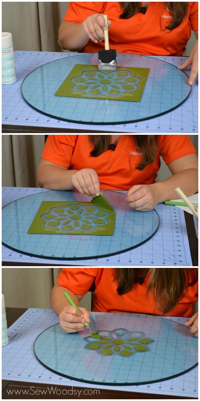 Watch the video and learn how easy it is to upcycle a glass table from gruro.com video made for @Homesdotcom