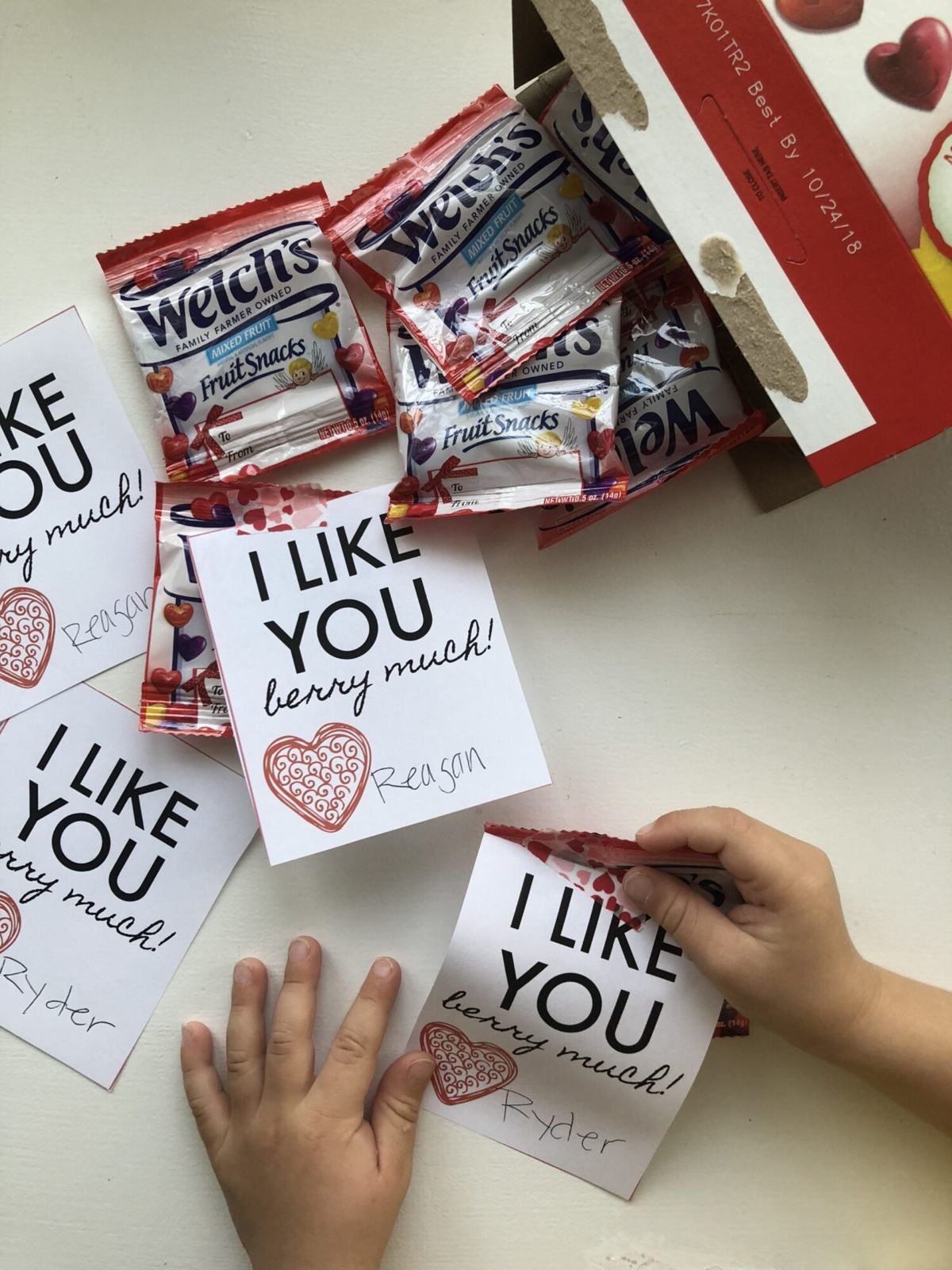 I Like You Berry Much Valentine