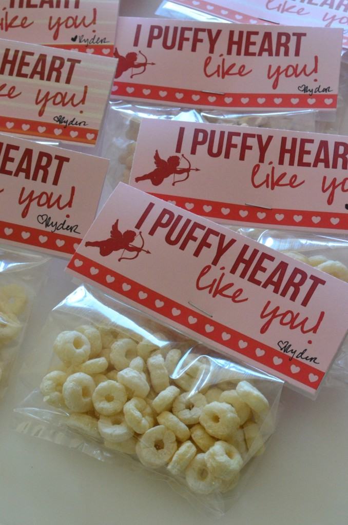 I puffy heart like you - Free Printable Baby Valentine