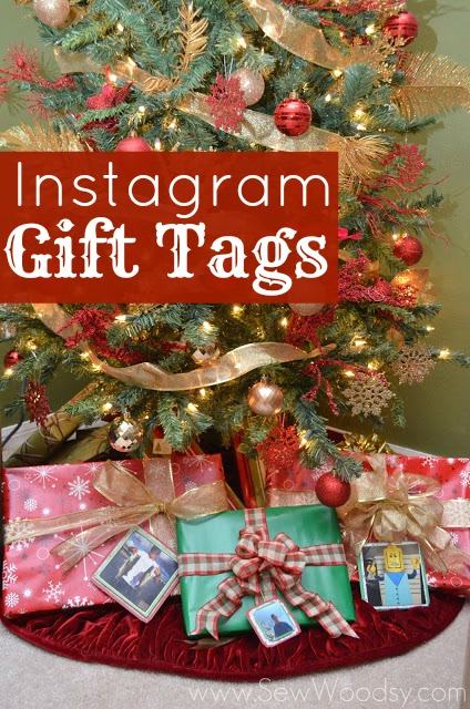 Instagram Gift Tags by gruro.com #Christmas #Instagram #DIY