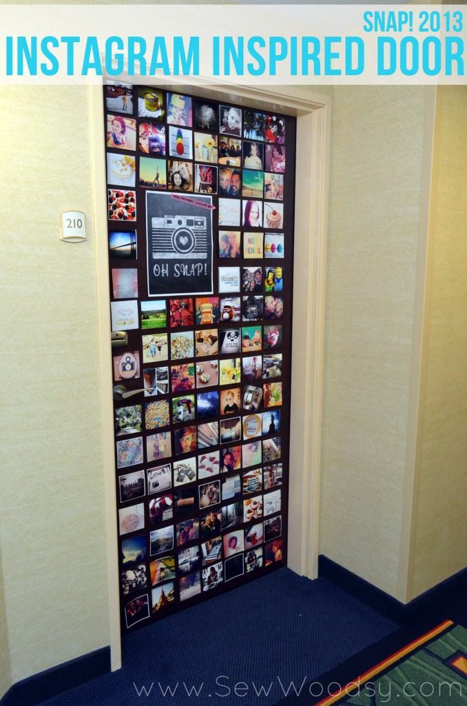 Instagram Inspired Door SNAP! 2013 via gruro.com