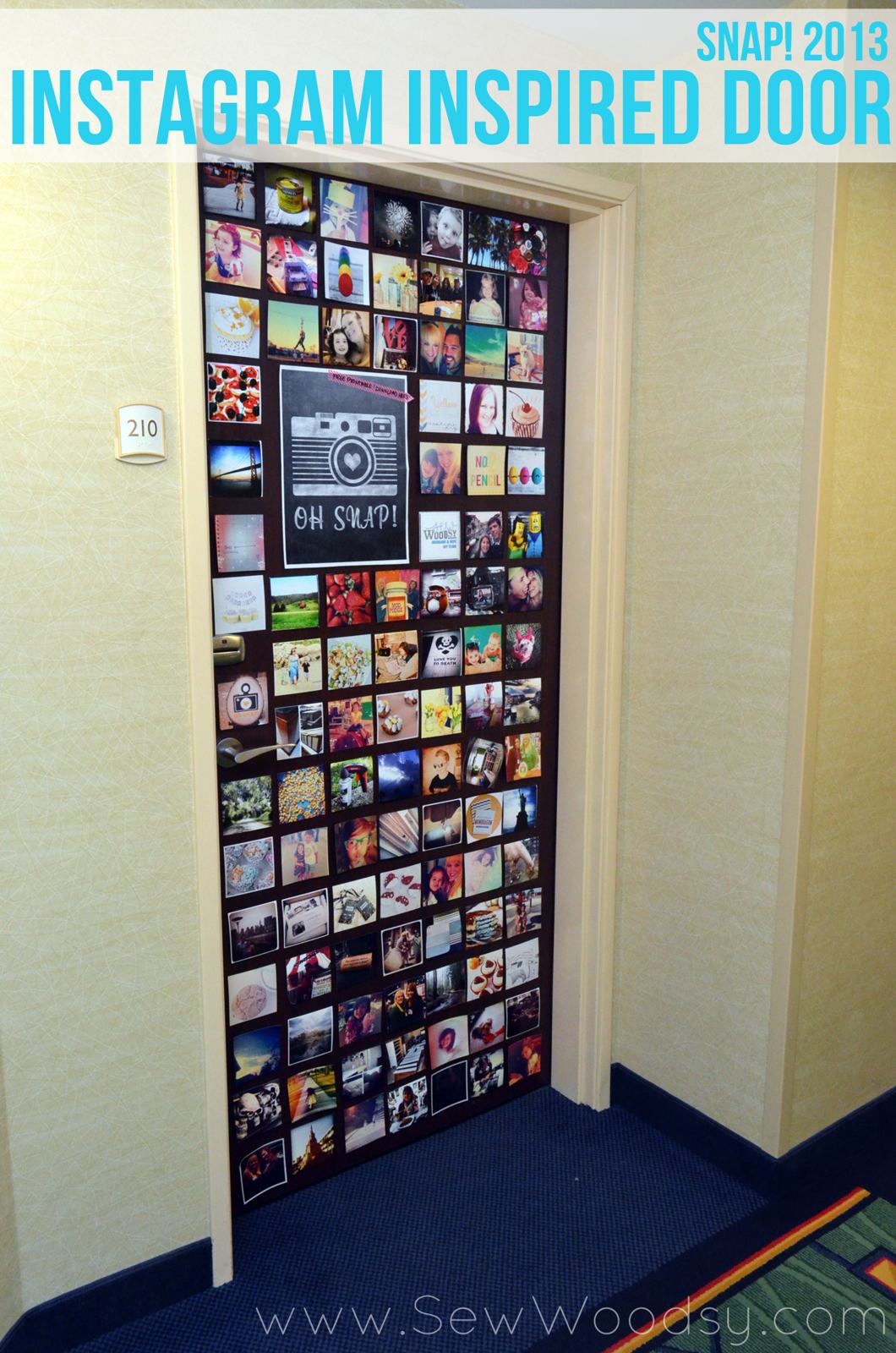 Instagram Inspired Door at SNAP! 2013