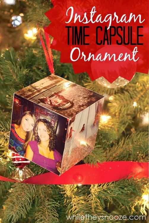 Instagram Time Capsule Ornament guest post from While They Snooze on gruro.com