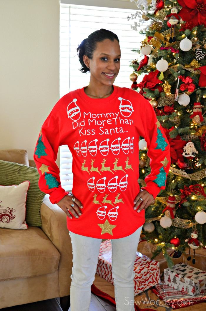 Maternity Pretty Ugly Christmas Sweater