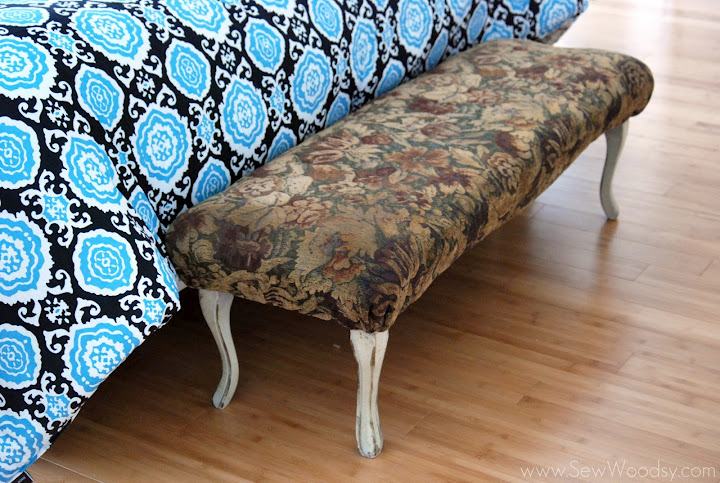 (Part 1) How To Upholster a Bench Cushion + Tufting