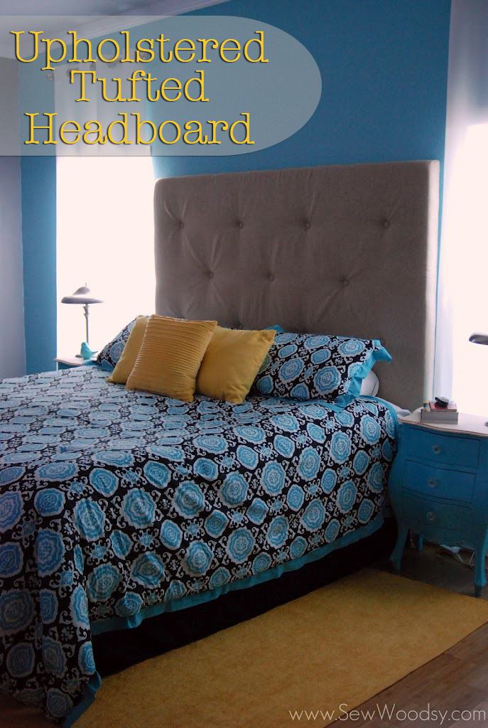 {Part 2} Upholstered Tufted Headboard Tutorial