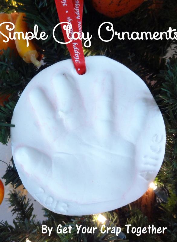 Simple Clay Ornaments from Get Your Crap Together on gruro.com