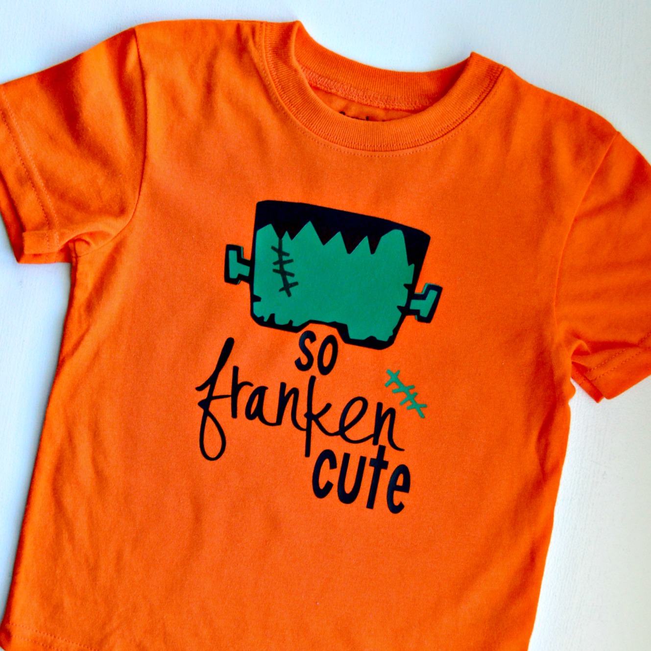 So Franken Cute – DIY Halloween T-Shirt