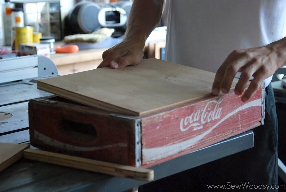 Vintage Coca Cola Crate Turned Dog Bowl