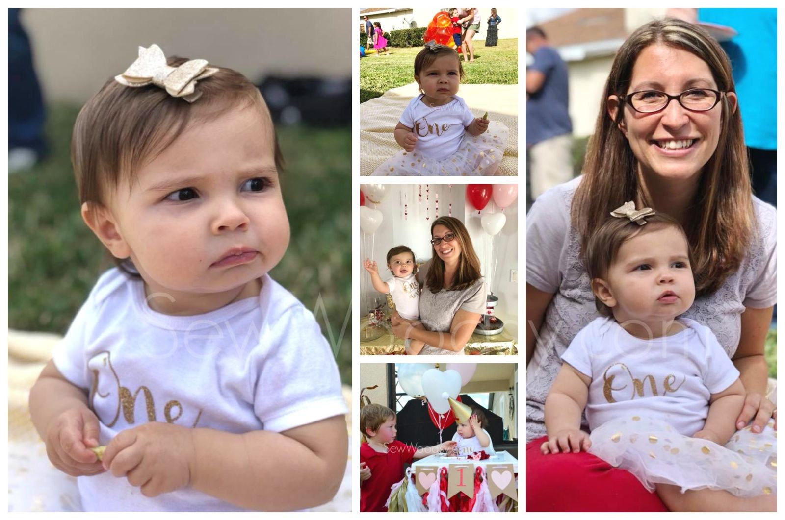 DIY First Birthday Onesies