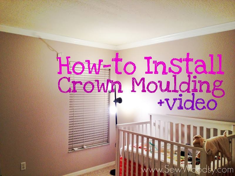 how-to install crown moulding via gruro.com created for @Homes.com #diy #crownmoulding