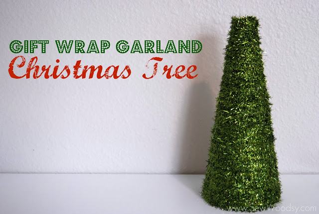 Gift Wrap Garland Christmas Tree