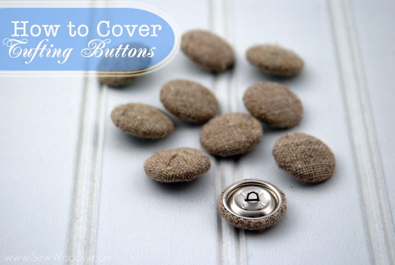 {Video Tutorial} How to Cover Tufting Buttons