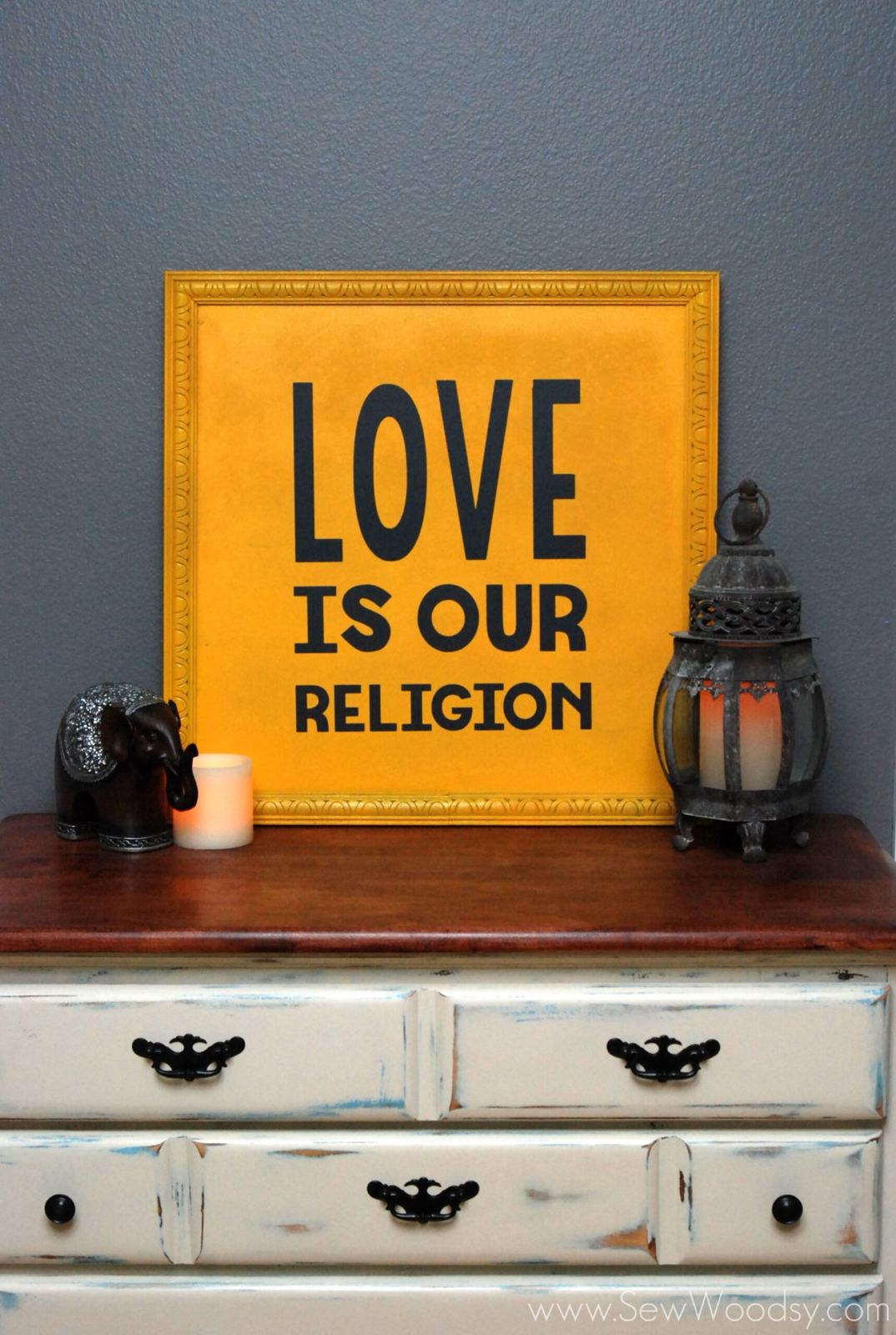 Wood Vinyl Sign