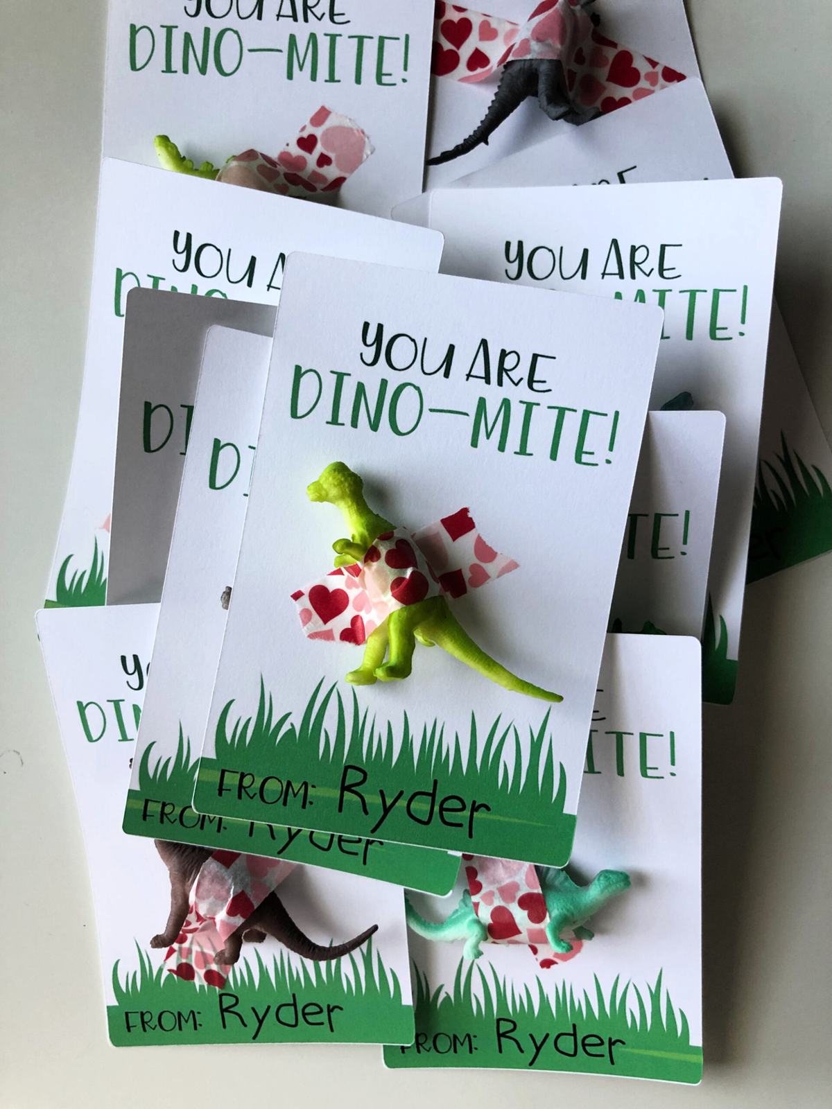 Dinosaur Valentines