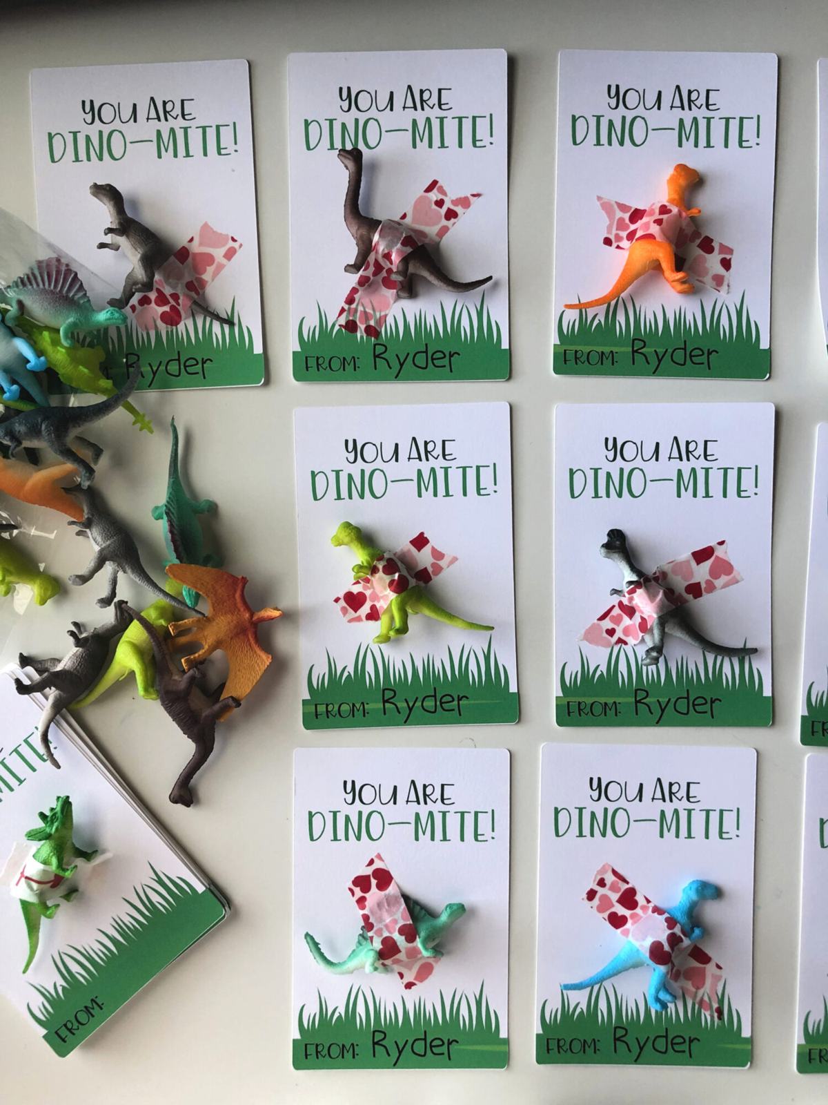 "You Are Dino-Mite!" DIY Valentine