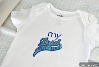 DIY My Dad Rocks Onesie
