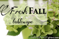 Crisp Autumn Tabletop