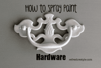Elevate Your Hardware with Spray Paint